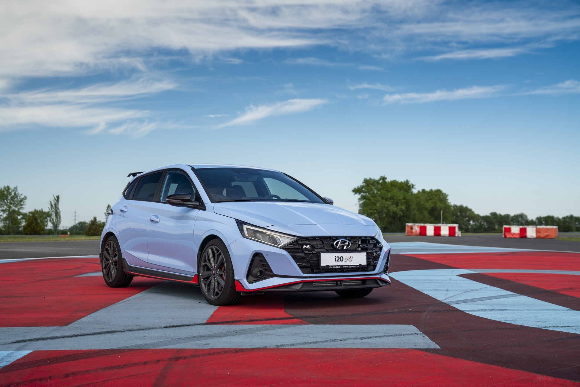 Hyundai i20N na trati Slovakia Ring