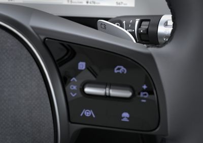 Nastaviteľný systém rekuperácie elektrického CUV strednej veľkosti Hyundai IONIQ 5.