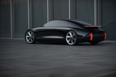 Hyundai Prophecy Concept EV zboku.