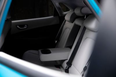 Vyhrievané zadné sedadlá v novom modeli Hyundai Kona.