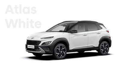 Nová široká paleta farieb pre nový Hyundai KONA Hybrid: Atlas White.