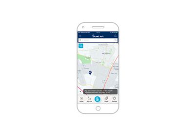 Obrázok aplikácie Hyundai Bluelink na iPhone: nájdi zaparkované auto
