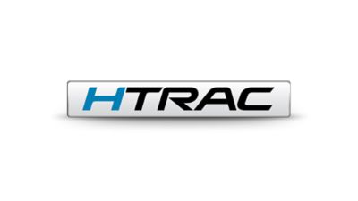 Logo systému pohonu všetkých kolies Hyundai HTRAC™.