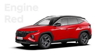 Rozličné farby pre nové SUV Hyundai TUCSON Plug-in Hybrid: Engine Red.