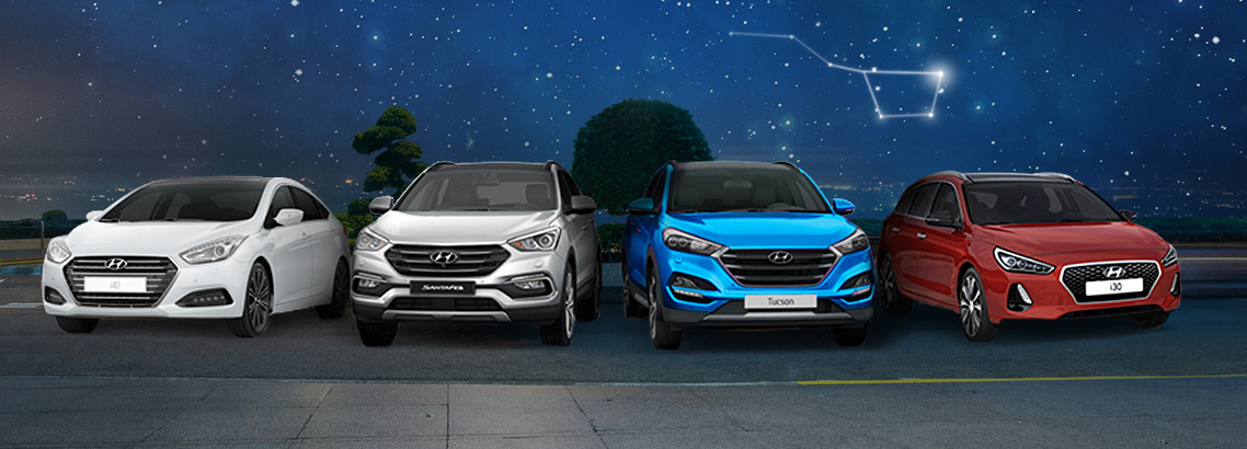 Hviezdne modely Hyundai