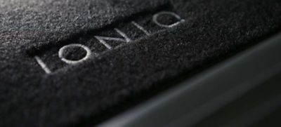 Vlákna ECONYL® použité na textilné rohožky modelu Hyundai IONIQ 5.