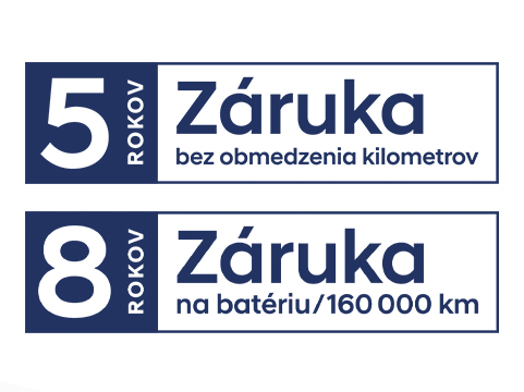 Hyundai 5 Rokov Záruky bez obmedzenia kilometrov.